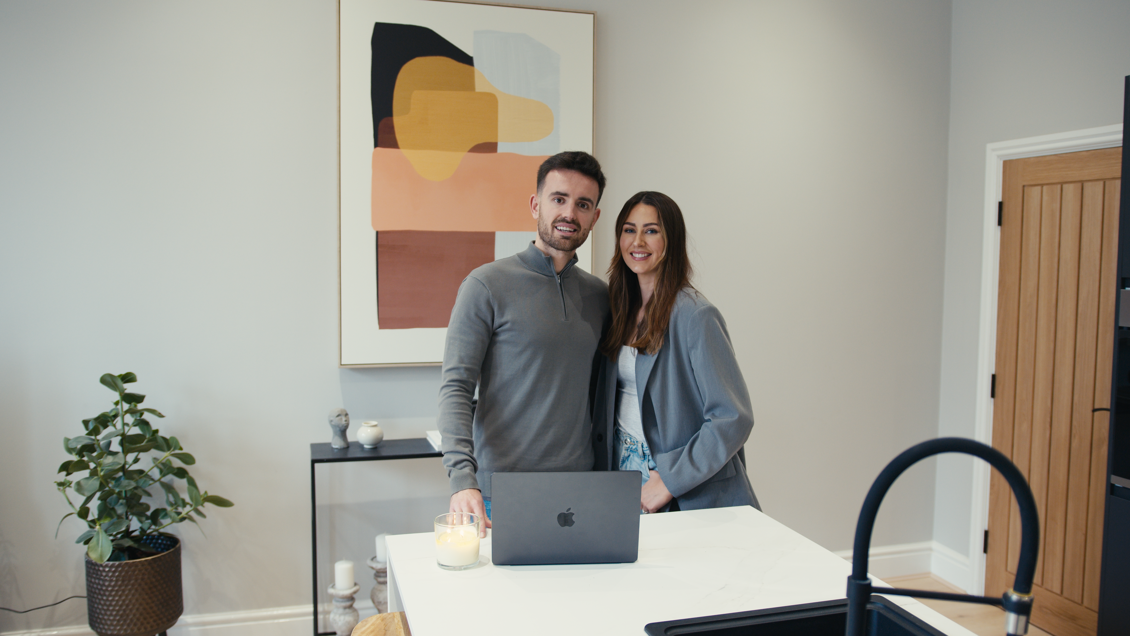 Joe and Katy Davies, co-founders of Aethos Homes